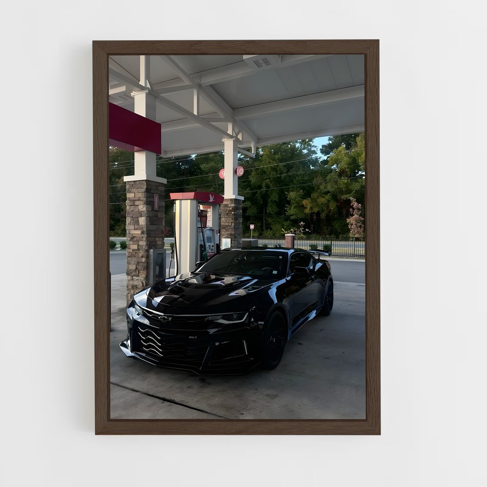 Poster Route 66 Camaro – affiche Chevrolet (vue 5)